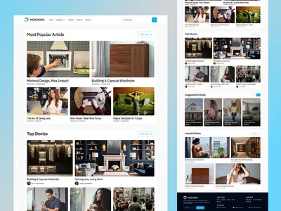 Most popular Article Page 3d animation blog page branding degital graphic design logo mordan most popular article page motion graphics ui