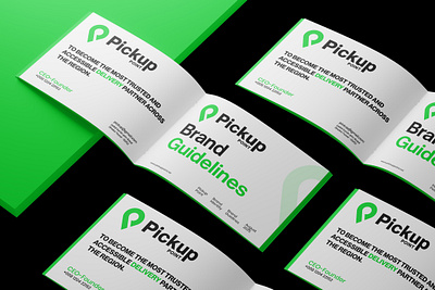 Pickup point—Brand Guidelines brand design brand mark brrand logo