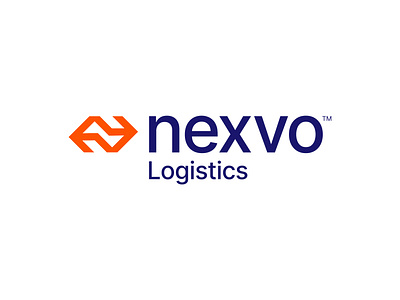 Nexvo Logistics — Modern & Bold Logo Design arrow logo branding cargo custom logo delivery freight graphic design graphic designer logistics logistics logo logo logo design modern logo n logo shipping symbol transport transport logo vector logo visual identity