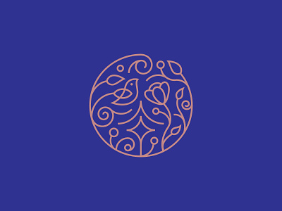 Aarambh Logo bird branding circle design earth flower health healthcare identity illustration leaf life logo logomark mark minimal nature science