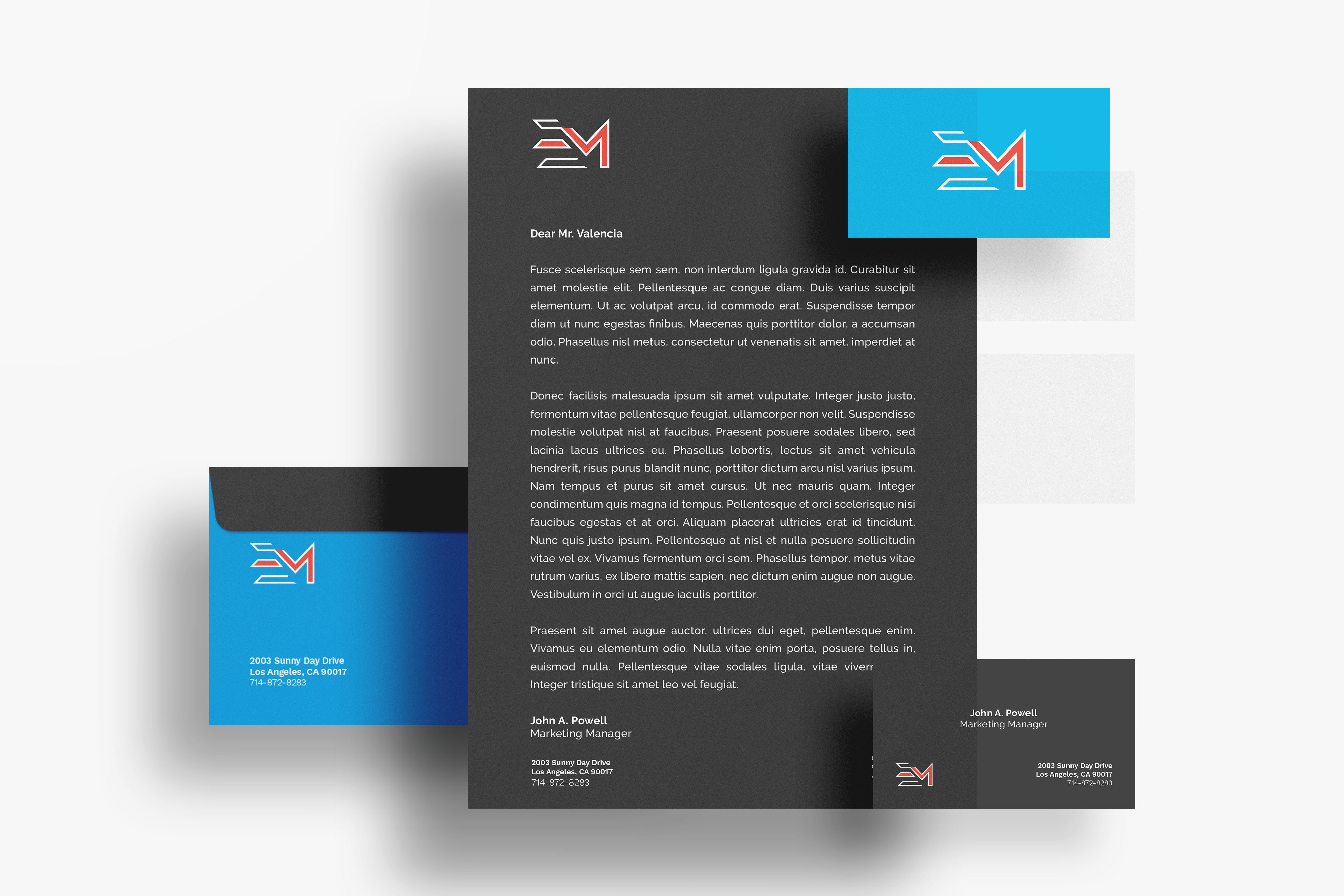 Example of Brand Identity And Stationery Design