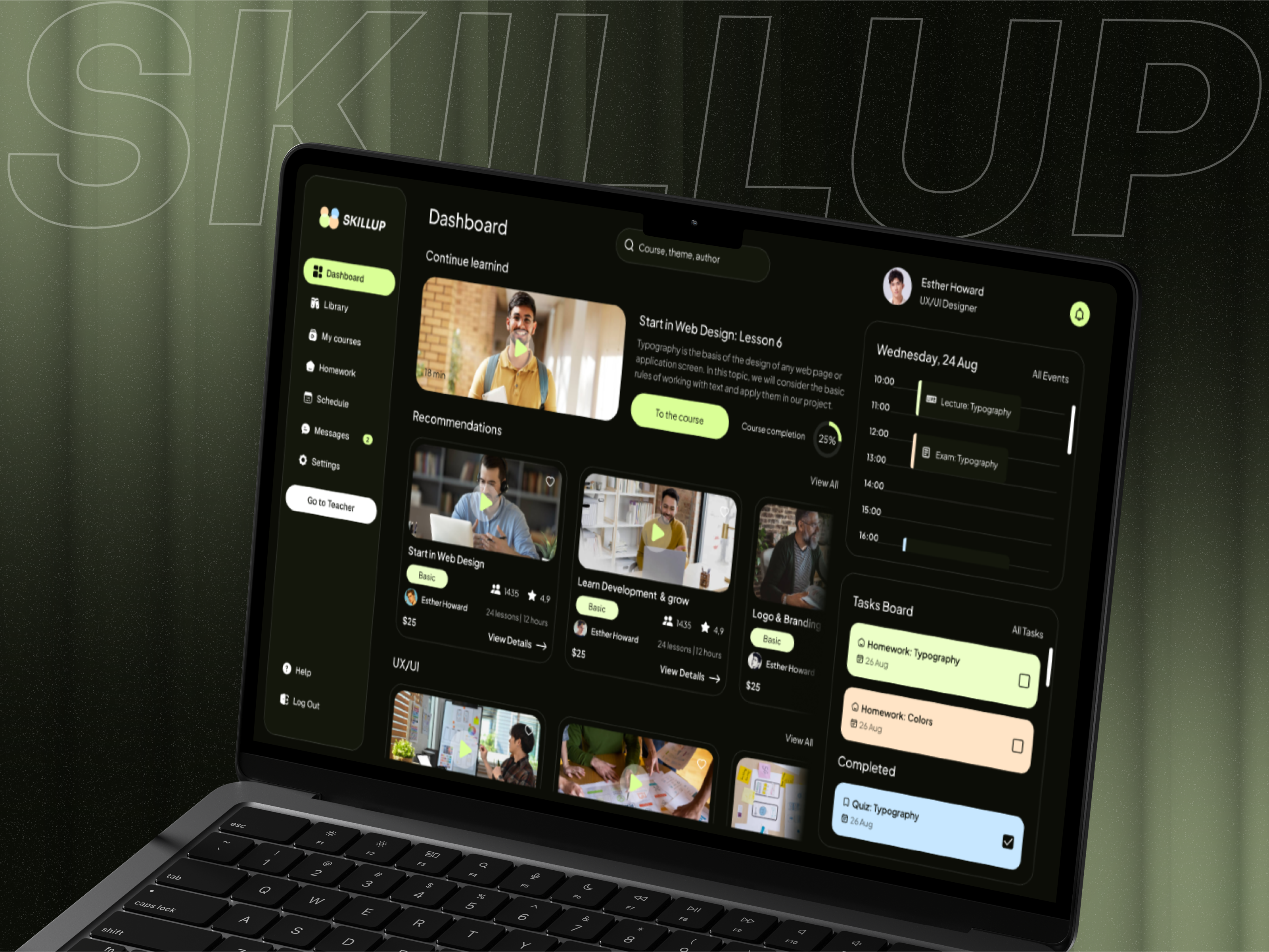 Education web app dashboard design education web app home work landing page learning student teacher ui ux web design webpage website