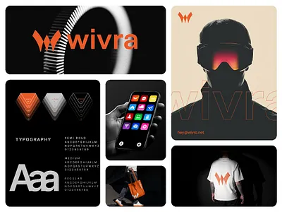 Wivra Real Estate Logo constitution logo logobranding minimalist logo modern logo real estate logo visual identity