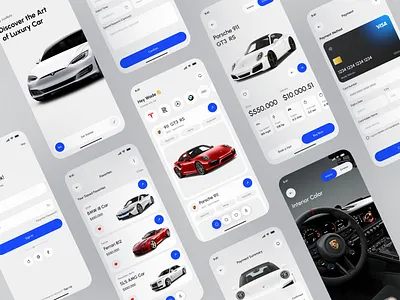 Luxury Car Buy Mobile App UI Concept app app design auto app buy car buy app car shopping app ios luxury luxury car luxury car app luxury car buy mobile mobile app premium sell