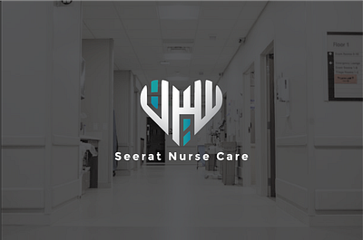 SEERAT NURSE CARE LOGO app logo arabiccalligraphy arabicdesign arabiclogodesign arabictypography branding creativedesign design graphicdesign illustration medical logo nurse logo ui