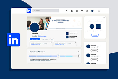 LinkedIn Cover Banner Design. branding graphic design linkedin cover banner design. logo motion graphics ui