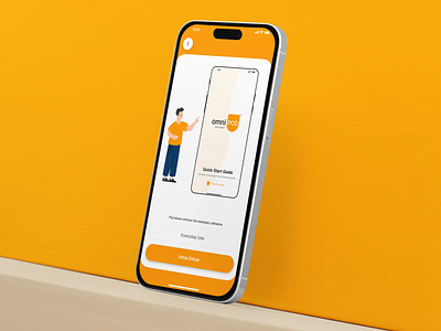 Omnipod Quick Start – Minimalist Onboarding UI app clean design healthcare app illustration minimal ui mobile mobile app design modern app omnipod onboarding setup screen ui ux ux design