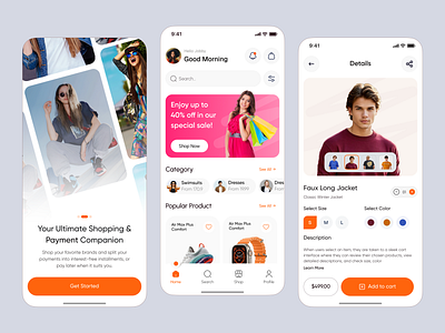 Shop Mobile App app app design ecommerce ecommerce mobile app mobile mobile app mobile store online shop online shopping retail app shop shop app shopping shopping app store store app ui ux