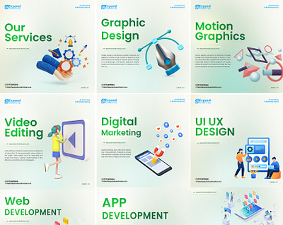 We offer various services and more branding design digital marketing graphic design illustration image retouch including graphic design logo motion graphics photo edit uiux design vector video editing we offer various services web development