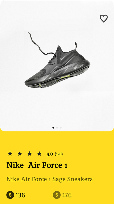 Nike Air - A Bold Product Interface Concept app design branding design e commerce website figma graphic design illustration message app design product design ui user friendly