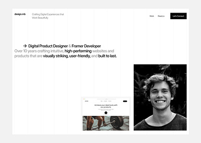 Portfolio website - design.mb branding design figma figmadesign graphic design illustration logo splash screen ui ux