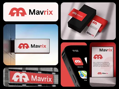 Mavrix – Modern Logo Branding abstract logo brand identity branding corporate branding creative logo design geometric logo lettermark logo logo branding m mavrix logo minimalist logo modern logo monogram logo professional logo tech logo visul identity