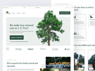 12Tree.com - Landing Page design ui user experience design user interface design ux web design website website design wordpress