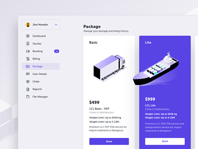 Pricing Page - clearfreight design illustration inspiration isometric pricing ui vector web