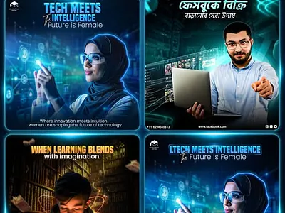 Social Media Poster Design 3d animation branding graphic design motion graphics poster social media social media post social media poster