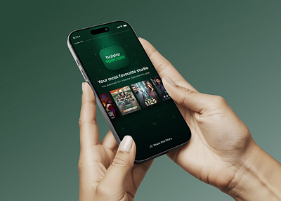 JioHotstar Replay 2023 after effects animation app design badge disney entertainment green hotstar hotstar specials jio movie music ott replay spotify ui ux watch wrapped year end review
