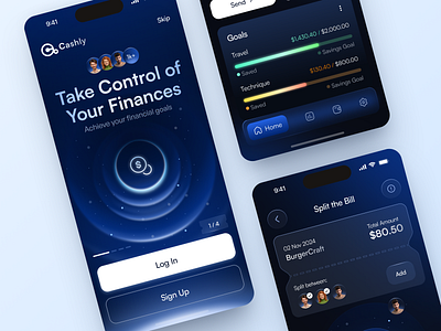 Mobile design for Finance, Personal Budgeting app design application application design design interface ios app design mobile mobile app mobile app design product service startup ui ux
