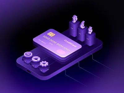 Illustration for Fintech & Digital Payments brand identity branding design graphic design illustration vector visual identity