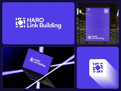 HARO Link Building Brand Identity abstract logo arrow logo arrow symbol b2b branding backlinks brand identity digital marketing direction logo growth logo haro haro logo link building minimal logo modern logo outreach pr seo seo agency tech branding visual identity