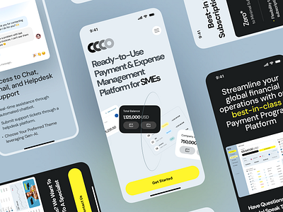 Payment & Expense Management App app concept app interface banking app business app dark mode ui expense management finance app financial dashboard fintech ios design light mode ui minimal design mobile app design mobile ui mobile ux money management payment app sme ui ux