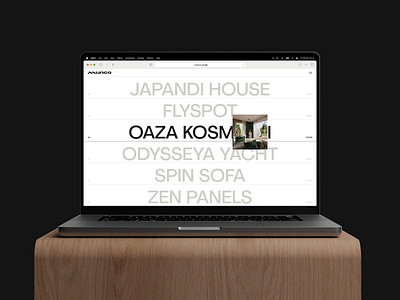 Munco Studio: Homepage architecture clean homepage hover interior studio minimal munco munco studio portfolio project list typography web web design website