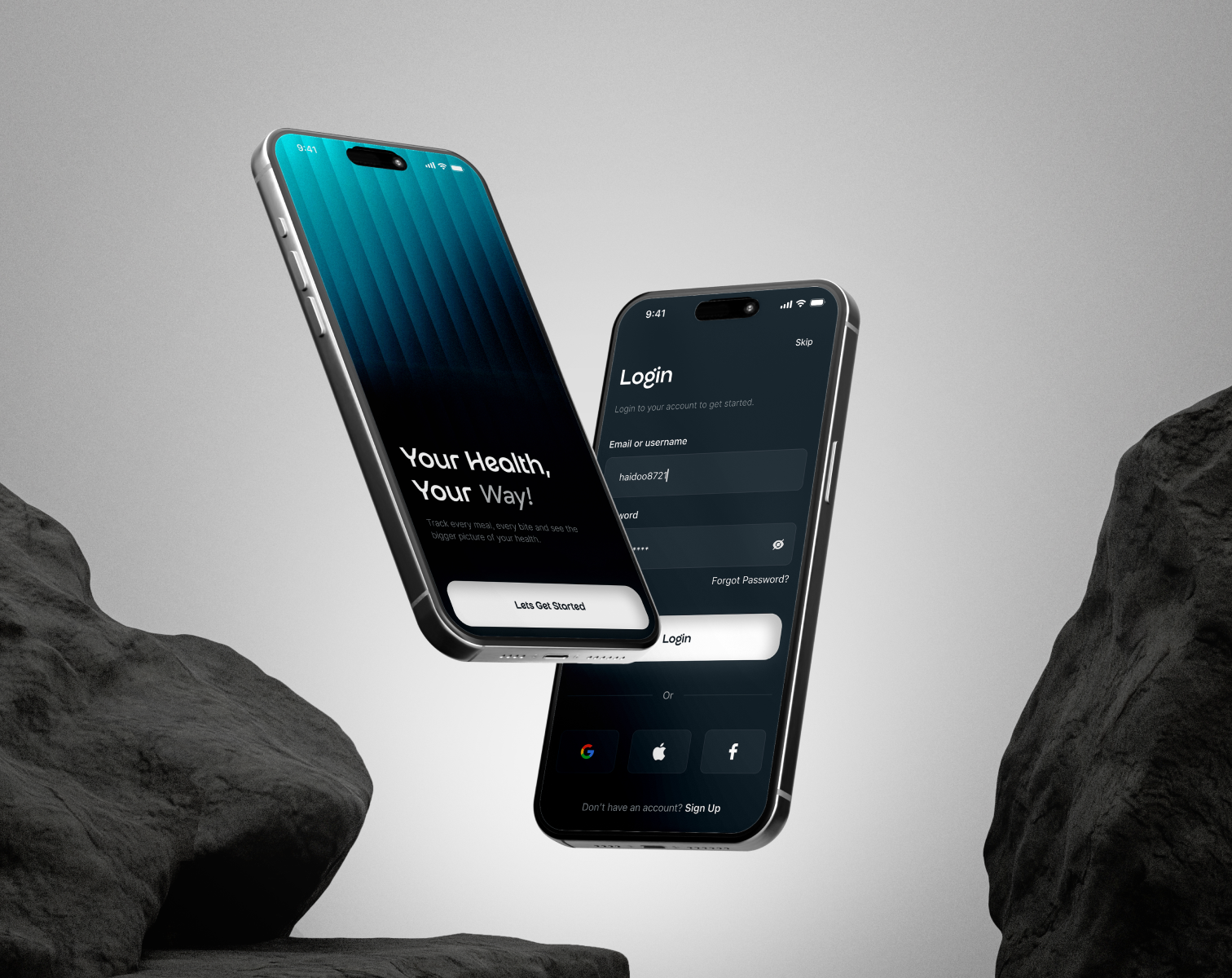 Onboarding & Login Screen Concept app app design app design ux branding design graphic design login onboard ui ux