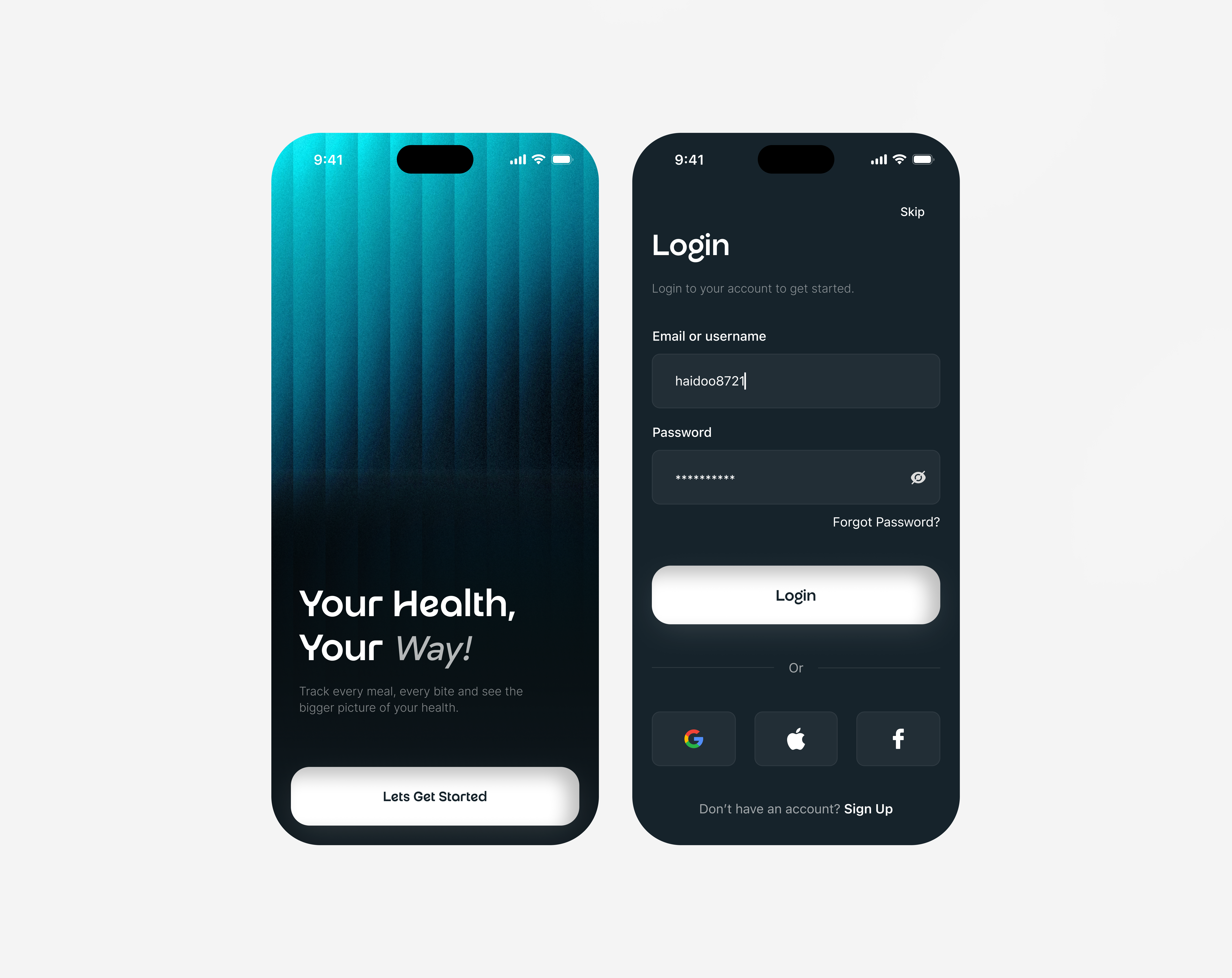 Example of Mobile App Design