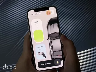 Electric Car : Control Management App, Prototype app design app prototype application car electric car design electric vehicle app electronic vehicle ev ev app ev charging ev design management app minimal design mobile mobile app mobile app design mobile application mobile design smart car app