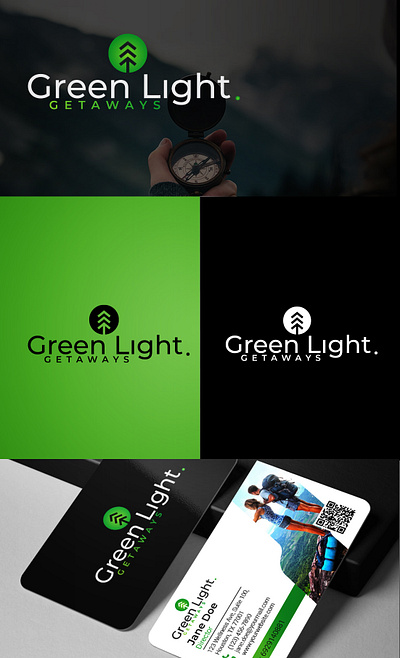 green light traveling logo branding design logo logo design minimalist minimalist logo modern modern logo traveling logo