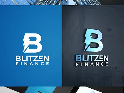 blitzen finance logo branding finance logo logo logo design minimalist minimalist logo modern modern logo