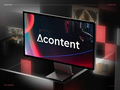 Smart content creation & automation - Branding ai brandbook branding content automation filming graphic design red