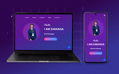 My Portfolio ui design app portfolio ui ux