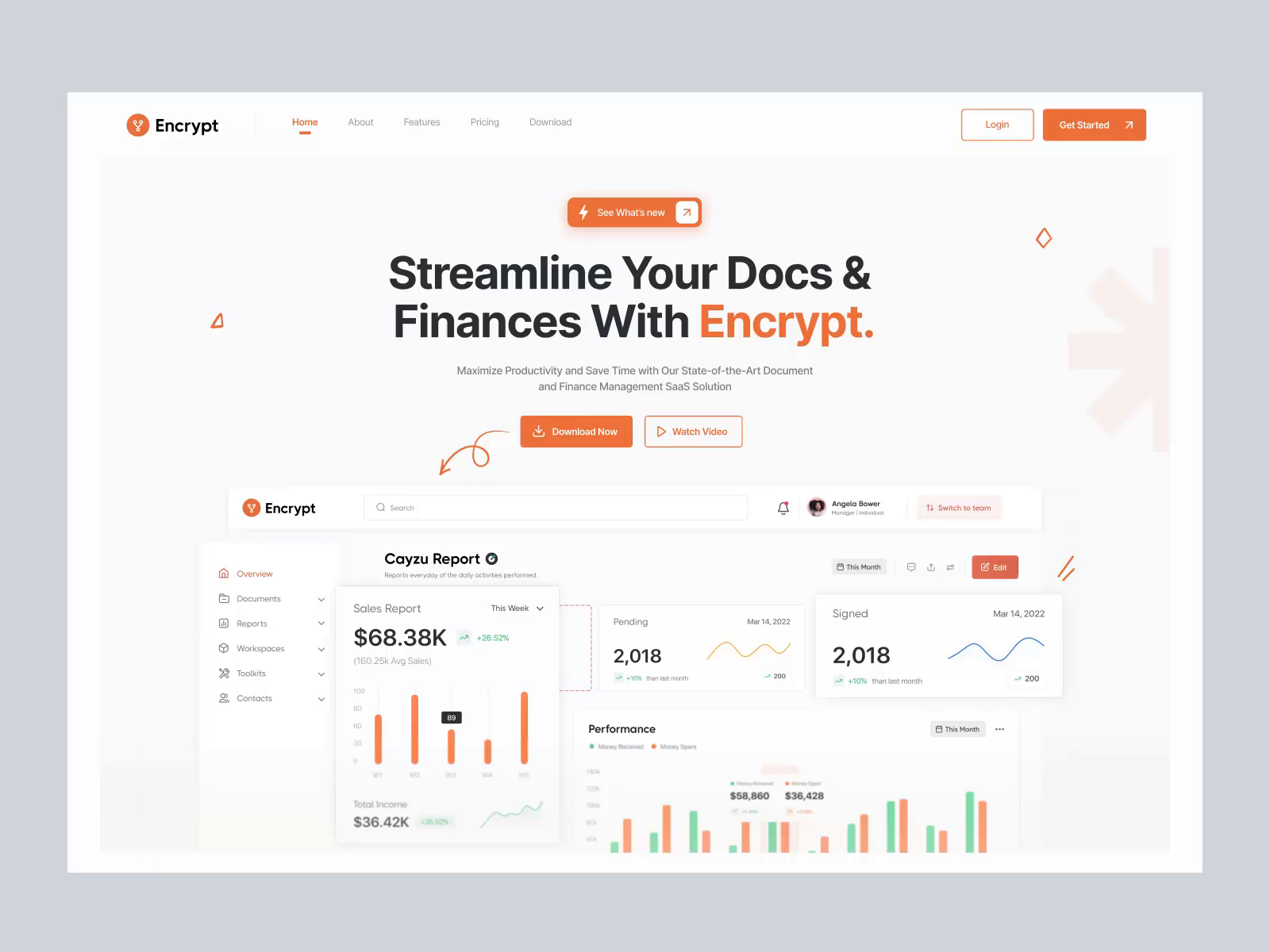 Encrypt Website UI Design by Adil Shoaib on Dribbble