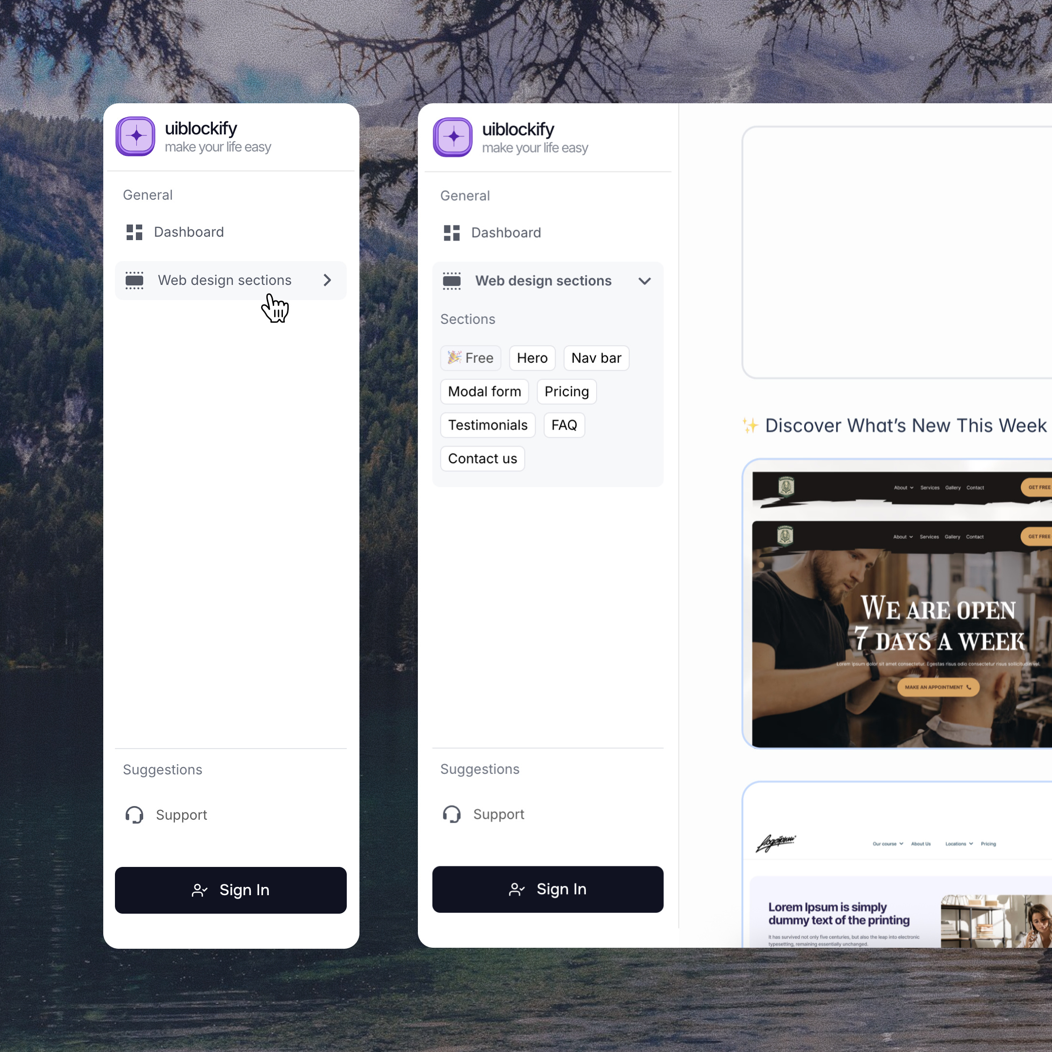 nav bar figma design nav nav bar navigation section ui