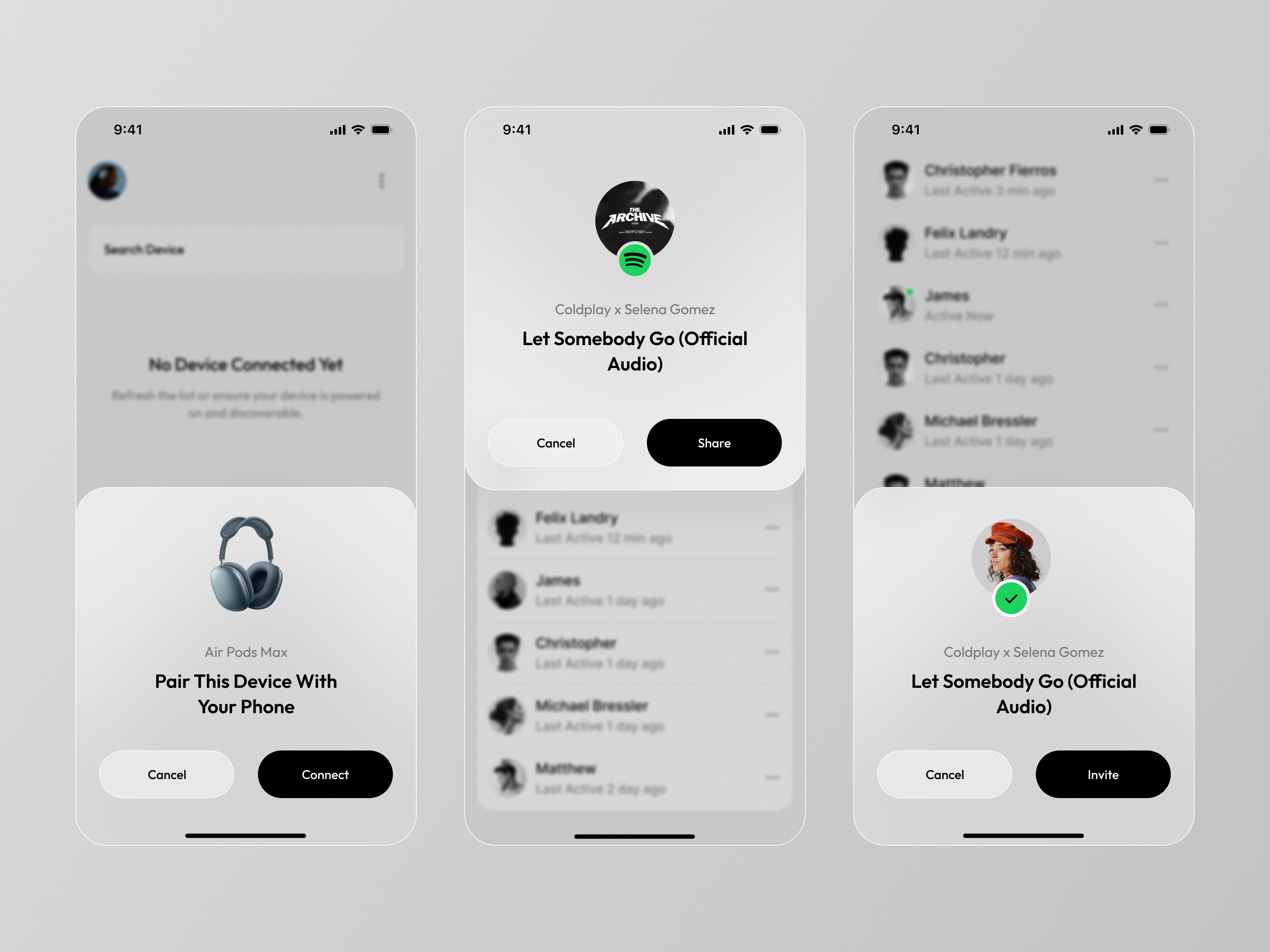 Music Widgets app app design application design ios minimal mobile mobile app music ui widget widgets