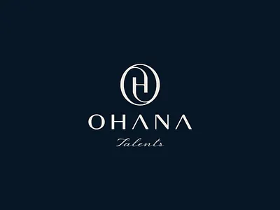 Ohana Talents Logo Design brandidentity branding design graphic design illustration logo monogram typography ui vector