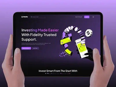 Investment Platform Website - UI/UX Design ai banking crypto finance landing page finance website fintech investment app investment platform investment website landing page modern saas website shasanko creations startup investing stock market trading trading platform trend web design website