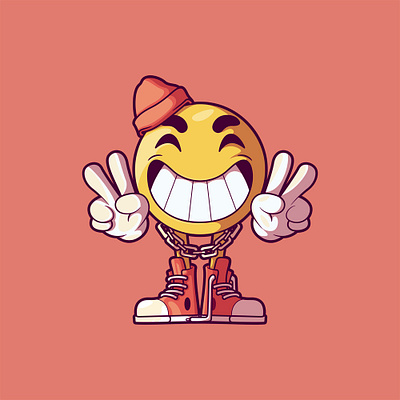 Cool Emoji! branding character design emoji funny graphic illustration mascot tech vector