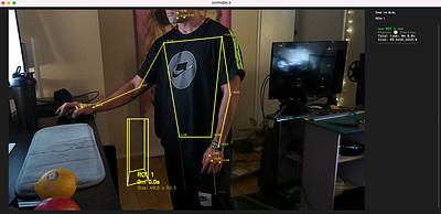 Digital Double and Object Detection computer vision machine learning python ux