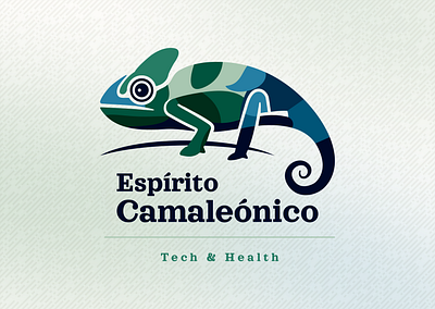 Branding / Espírito Camaleónico animal brand brand design branding business chameleon colors health identity illustration inspiration logo design logomark logotype mockup spirit tech typography vector visual identity