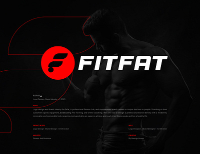 FITFAT | Brand Identity Design branding exercise f logo fitfat fitness fitness club fitness logo gym health identity lettering logo logo and brand identity logo design logo type minimal sport sports club typography workout