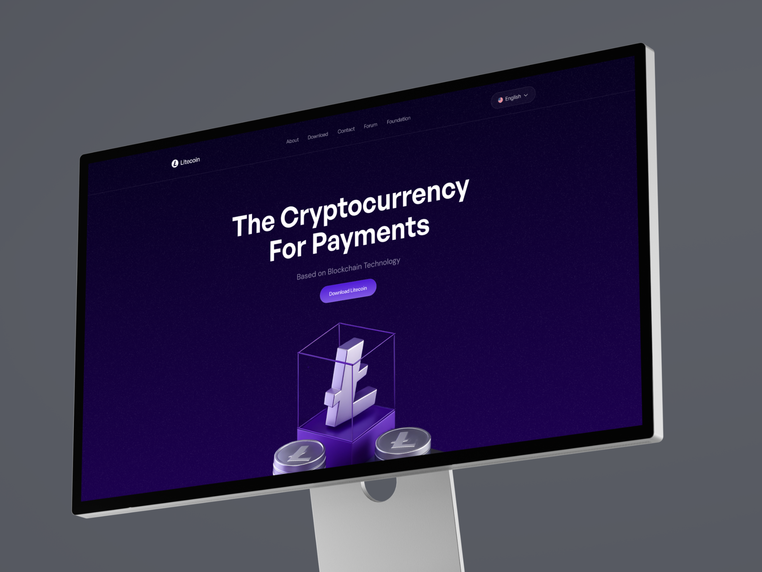 Litecoin - Crypto Landing Page by Naimur Rahman ✪ on Dribbble