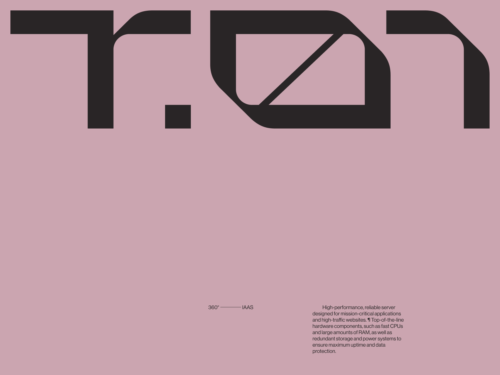 T.01 display interface minimal type typography ui