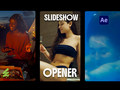 Multi-Screen Slideshow Template 2d animation advertising after effects animation motion motion design motion graphics template