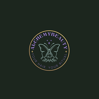 BUTTERFLY LOGO FOR HAIR SOLUTION butterfly logo feminine logo logodesign logomark pictorial logo spalogo