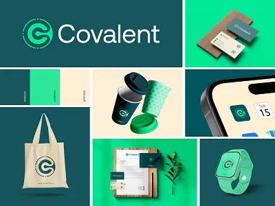 Covalent Logo and Branding Design brand guidelines brand identity branding custom logo design icon identity logo logo designer logo maker logo type logodesign logos typography vector