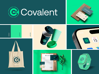Covalent Logo and Branding Design brand guidelines brand identity branding custom logo design icon identity logo logo designer logo maker logo type logodesign logos typography vector