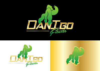 DanIgo Fitness Logo Design fitness motivation
