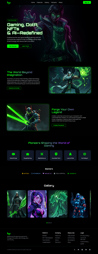 Gaming, Dota, NFTs & AI – Redefined ai animation blockchain gamedevelopment gaminginnovation graphic design metaverse motion graphics nft tech ui