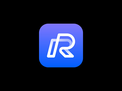 R Logo alphabet design brand identity branding creative design endless gradient graphic design icon identity letter letter logo line logo logotype modern modern logo monogram r logo saas